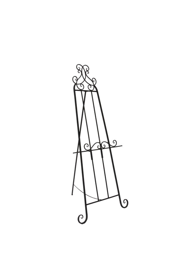 Black Metal Easel