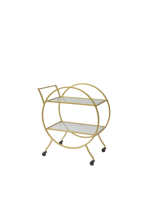 Gold Drink Cart