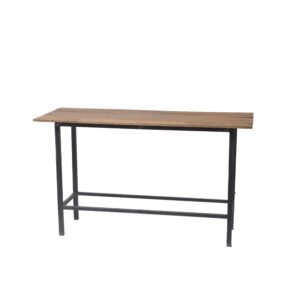 High Bar Table with Timber Top