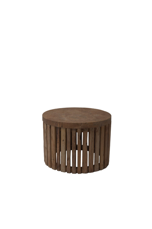 Round Timber Coffee Table