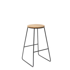 Industrial Bar Stool - black