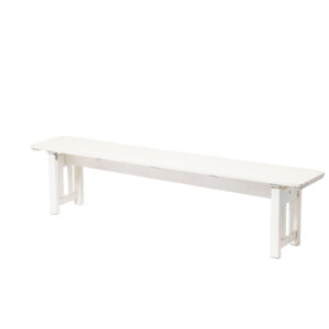 White Timber Bench Seat