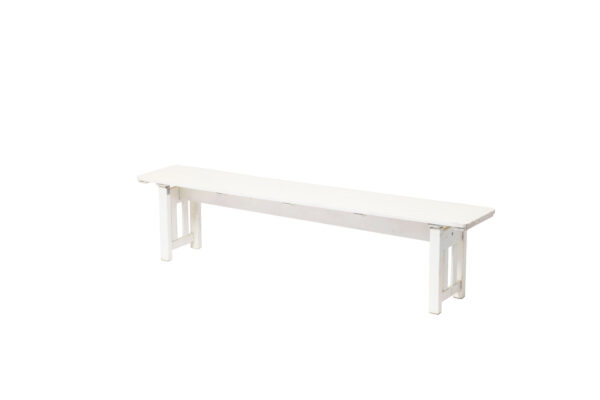 White Timber Bench Seat