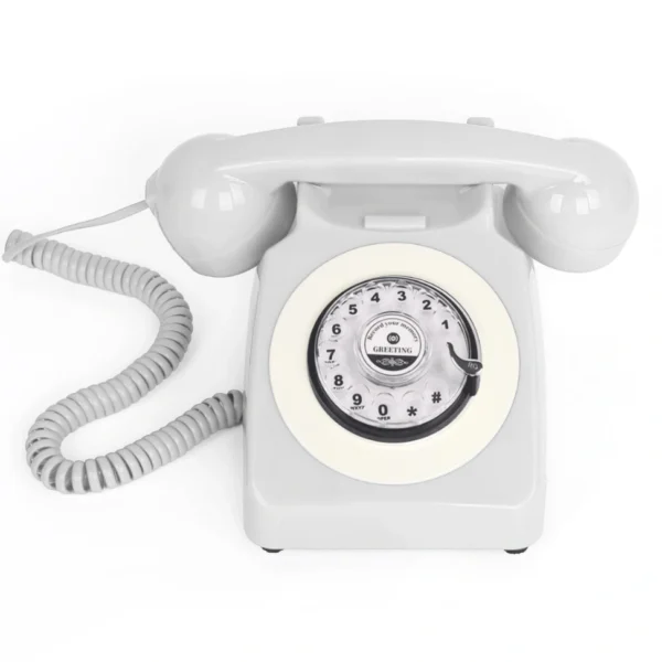 Audio Guestbook Telephone - White