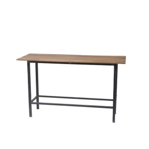 High Bar Table with Timber Top