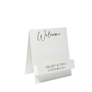 Plater Box Welcome Sign