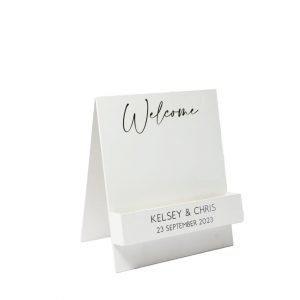Plater Box Welcome Sign
